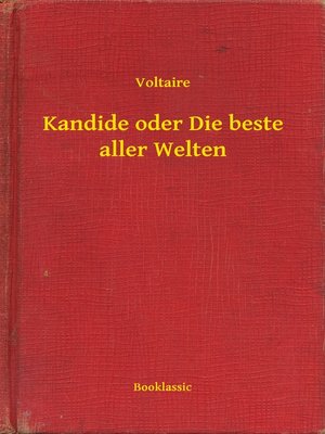 cover image of Kandide oder Die beste aller Welten